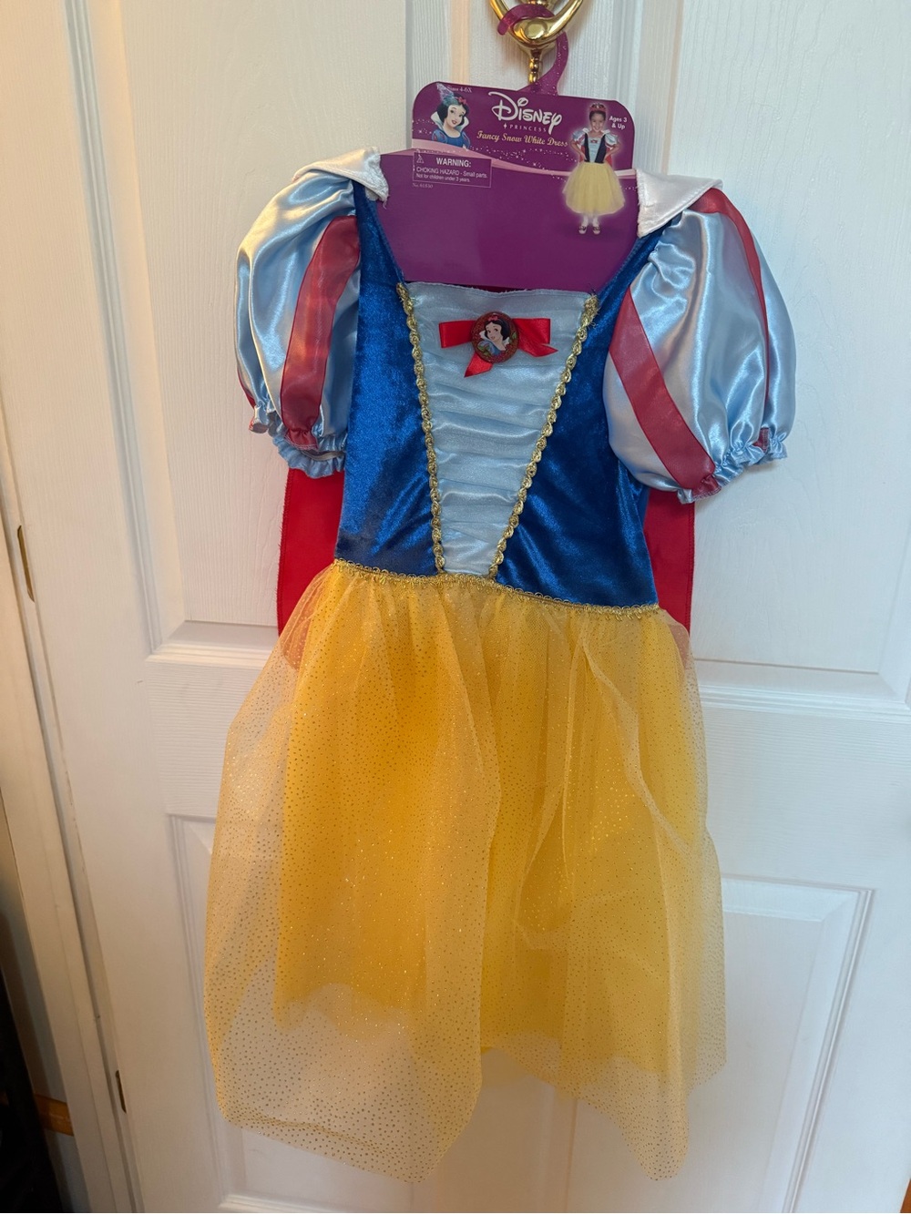 Official Disney Princess Snow White Fancy Dress Up Costume size 4-6x